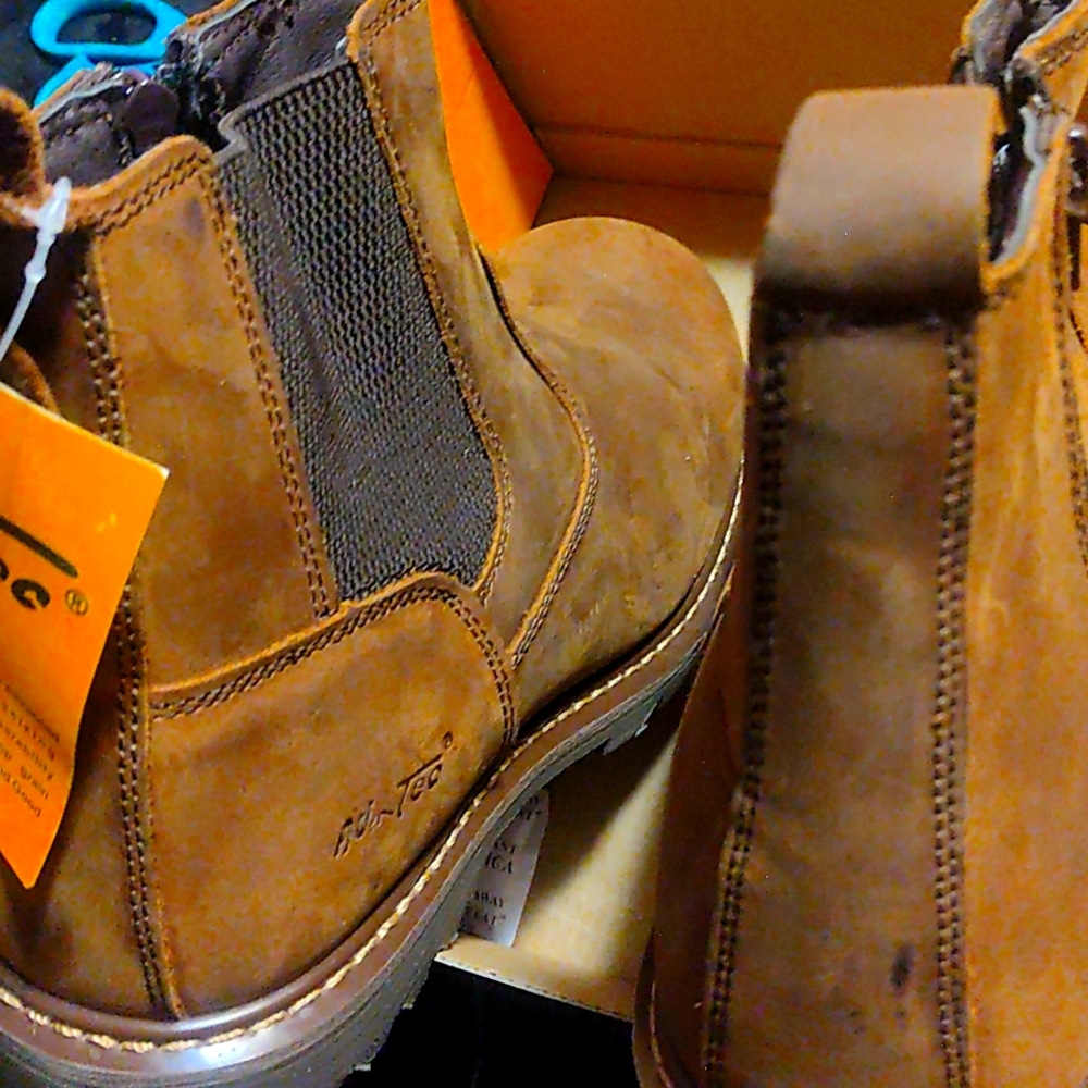 Ad TEC crazy horse soft toe boots